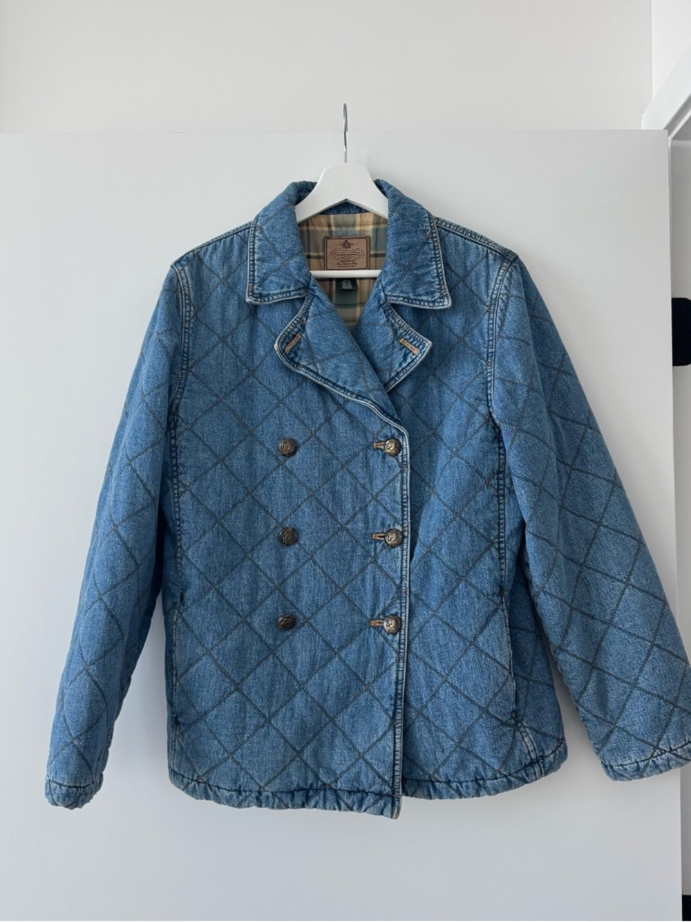 Vintage Quilted Ralph Lauren Denim Jacket